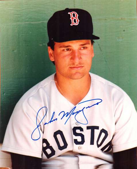 AUTOGRAPHED JOHN MARZANO Boston Red Sox photo