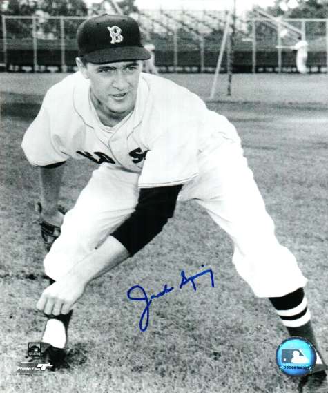 AUTOGRAPHED JACK SPRING 8X10  Boston Red Sox photo