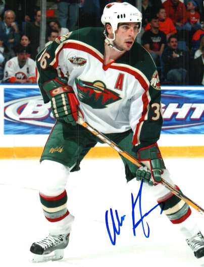 Autographed ALEX HENRY Minnesota Wild Photo