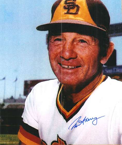 AUTOGRAPHED NORM SHERRY 8x10 San Diego Padres photo