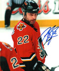 Autographed DAYMOND LANGKOW Calgary Flames Photo