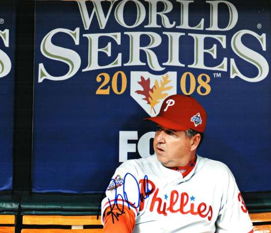AUTOGRAPHED RICH DUBEE 8x10 Philadelphia Phillies photo
