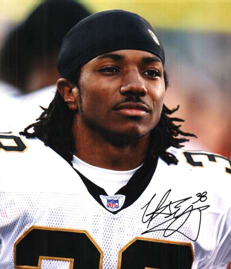 Autographed USAMA YOUNG New Orleans Saints photo