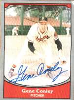 Autographed  GENE CONLEY 1990 Pacific Legends Card