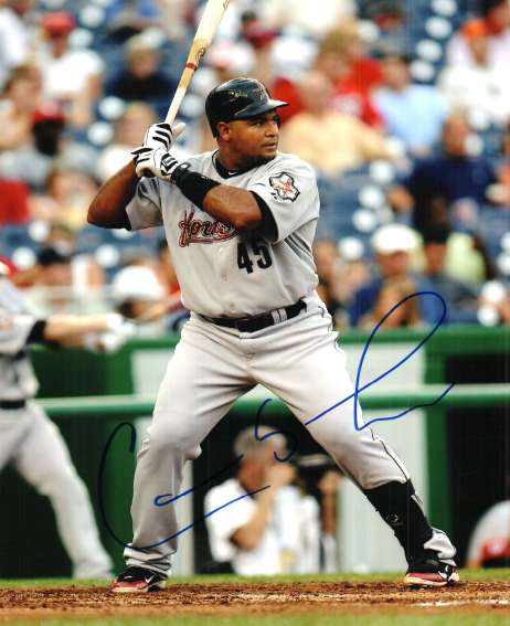 AUTOGRAPHED CARLOS LEE 8X10 photo  Houston Astros