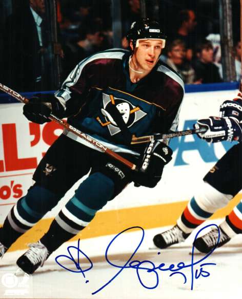 Autographed DMITRI MIRONOV Anaheim Ducks Photo