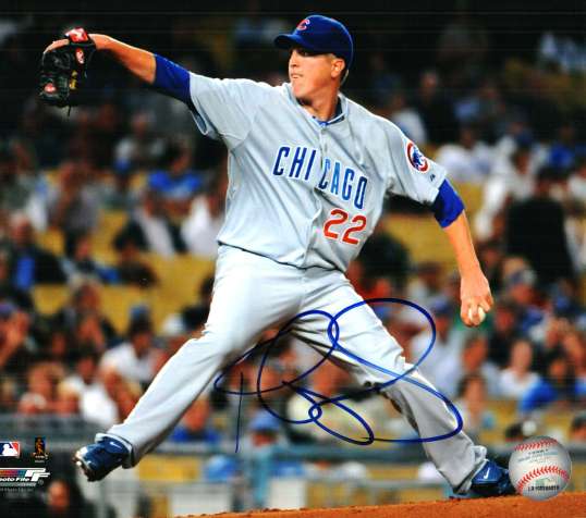 AUTOGRAPHED TOM GORZELANY Chicago Cubs Photo