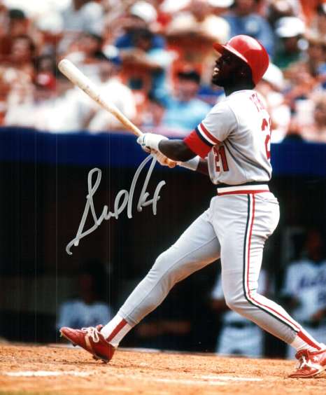 AUTOGRAPHED GERALD PERRY 8x10 St. Louis Cardinals photo