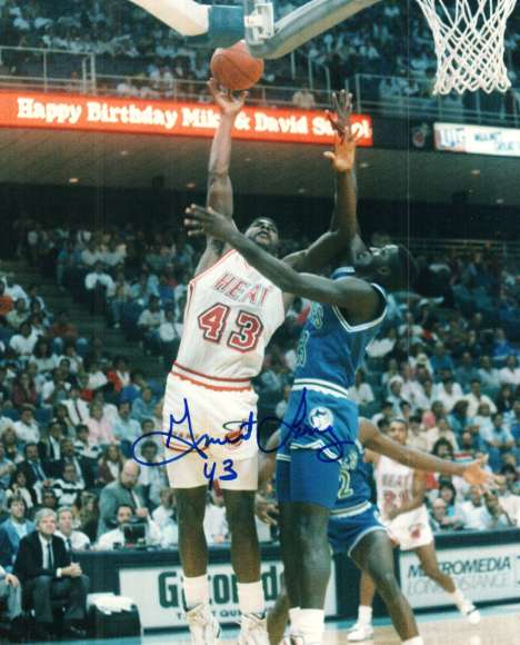 Autographed GRANT LONG Miami Heat Photo