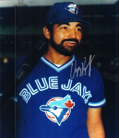 SIGNED OZZIE VIRGIL JR 8X10 photo Toronto Blue Jays