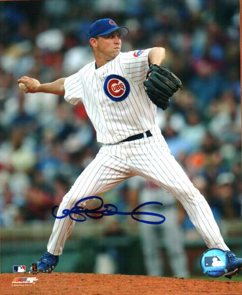 AUTOGRAPHED MICHAEL WUERTZ Chicago Cubs Photo