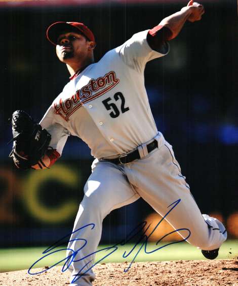 AUTOGRAPHED  photo SERGIO ESCALONA Houston Astros