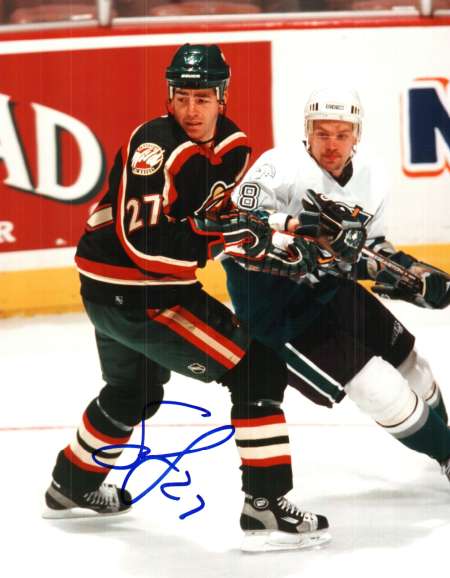 Autographed SEAN ODONNELL 8x10 Minnesota Wild Photo