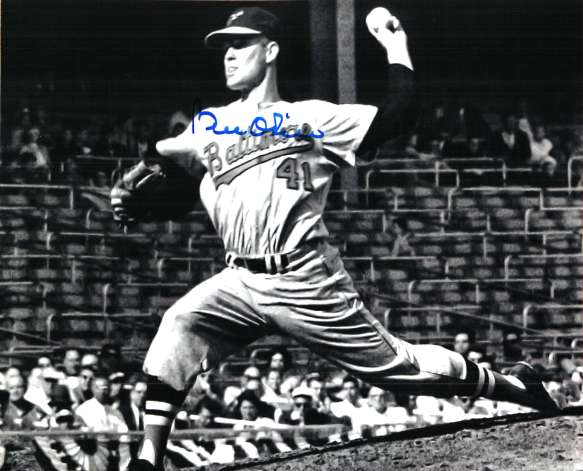 AUTOGRAPHED BILLY ODELL photo  Baltimore Orioles