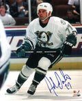 Autographed ADAM OATES Anaheim Ducks Photo