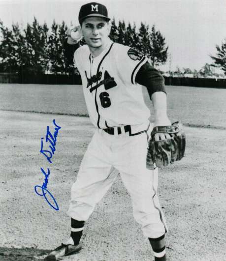AUTOGRAPHED JACK DITTMER Atlanta Braves 8X10 photo