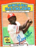 Autographed GOERGE FOSTER UD 1970's Decade Card