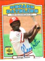 Autographed GOERGE FOSTER UD 1970's Decade Card