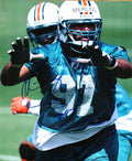 Autographed  PHILLIP MERLING 8X10 Miami Dolphins  photo