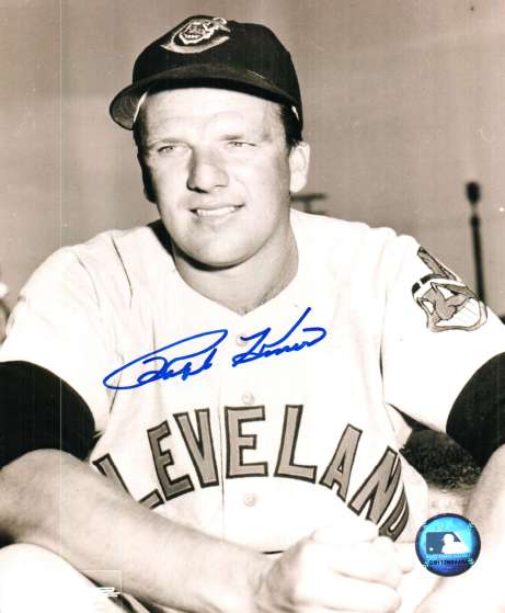 Autographed RALPH KINER 8X10 photo CLEVELAND INDIANS