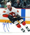 Autographed JASON MORGAN Calgary Flames Photo