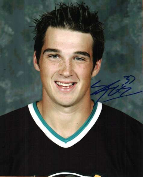 Autographed SHANE OBRIEN Anaheim Ducks Photo