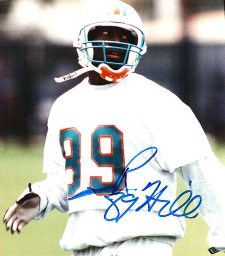Autographed RANDALL HILL  Miami Dolphins  photo