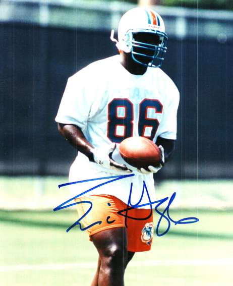 Autographed ERIC GREEN  Miami Dolphins  photo