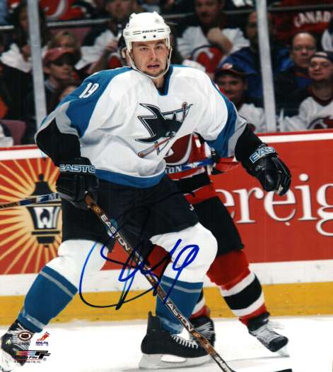 Autographed MARCO STURM 8x10 San Jose Sharks photo