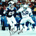 Autographed AJ JONES New York Giants photo