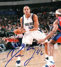 Autographed DEVEAN GEORGE Dallas Mavericks Photo