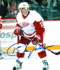 Autographed JASON WOOLLEY Detroit Red Wings Photo