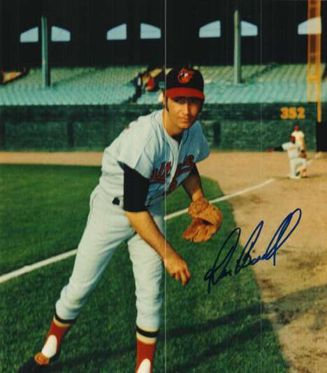 AUTOGRAPHED DAVE BOSWELL photo  Baltimore Orioles