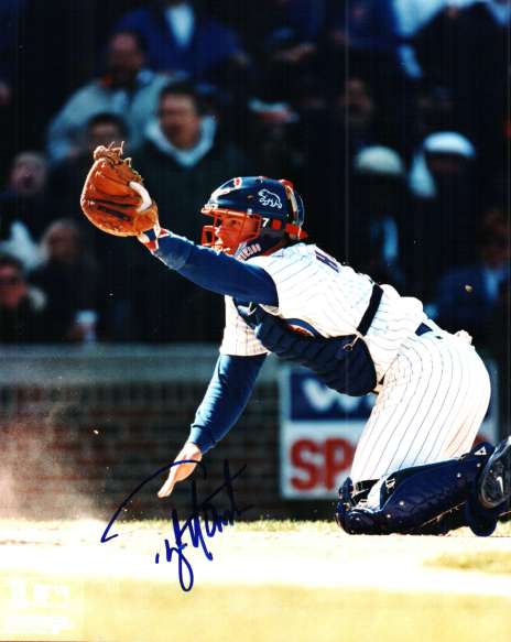 AUTOGRAPHED TYLER HOUSTON Chicago Cubs Photo