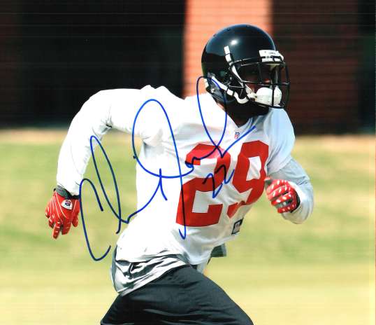 Autographed CHEVIS JACKSON Atlanta Falcons photo