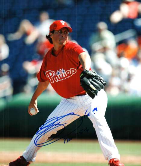 AUTOGRAPHED BRIAN SANCHES photo  Philadelphia Phillies