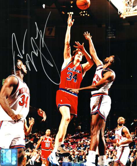 Autographed DON MACLEAN Washington Bullets Photo