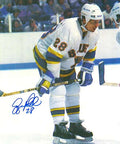 Autographed GREG PASLAWSKI 8X10 St. Louis Blues Photo