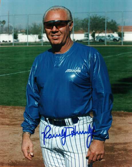 AUTOGRAPHED RANDY HUNDLEY Chicago Cubs Photo