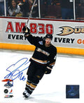 Autographed SAMUEL PAHLSSON Anaheim Ducks Photo