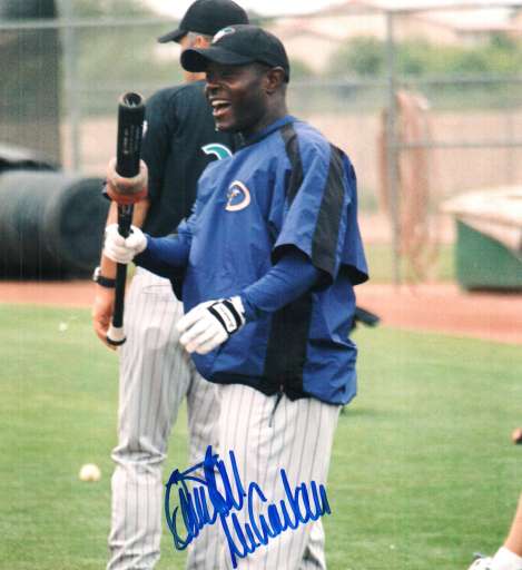 Autographed QUINTON MCCRACKEN Arizona Diamondbacks Photo