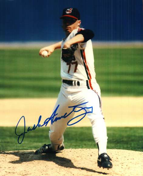 AUTOGRAPHED JACK ARMSTRONG photo  Cleveland Indians