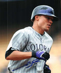 AUTOGRAPHED JEFF BAKER 8X10 Colorado Rockies Photo