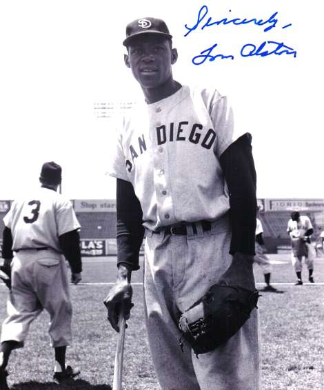 AUTOGRAPHED TOM ALSTON  SD Padres photo