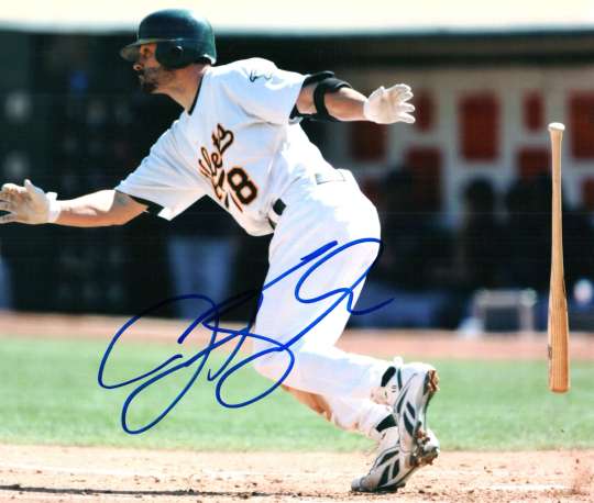 AUTOGRAPHED  photo JEFF KENDALL Oakland A's