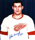 Autographed JOHNNY BUCYK 8X10 Detroit Red Wings Photo