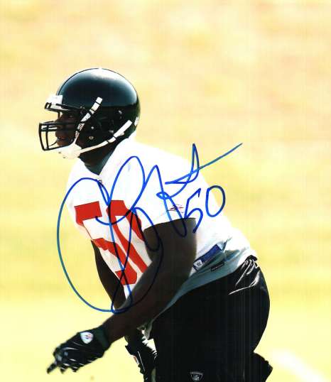 Autographed CURTIS LOFTON Atlanta Falcons photo