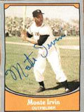 Signed  MONTE IRVIN Pacific Legends Card