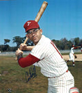 AUTOGRAPHED COOKIE ROJAS  8x10 Philadelphia Phillies Photo
