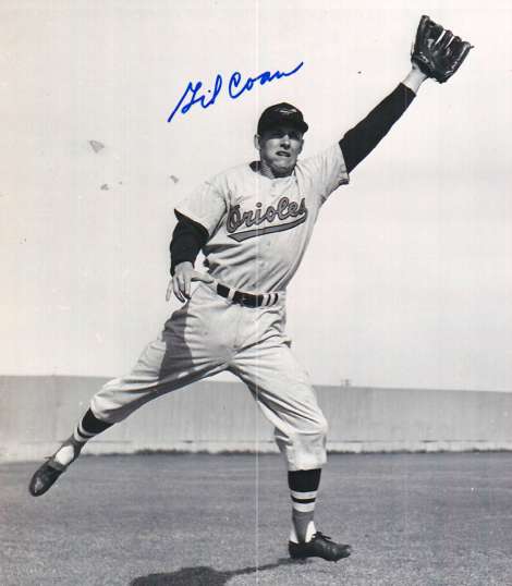 AUTOGRAPHED GIL COAN photo  Baltimore Orioles